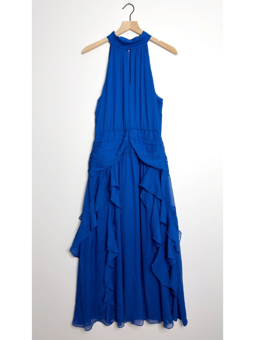 White House Black Market NEW Ruffle Maxi Dress